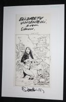 Elizabeth Vinlemtelli Lost City - Signed Comic Art