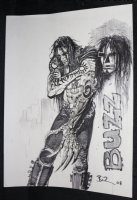 Independent Horror Character Design: BUZZ - 2008 Signed Comic Art