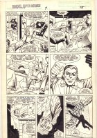 Marvel Super-Heroes #7  p.55 - The Shroud vs. the Deacon! - 1991  Comic Art