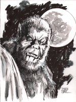 Werewolf By Night Ink Commission - Signed Comic Art