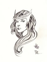 Wanda the Scarlet Witch Commission - Signed Comic Art