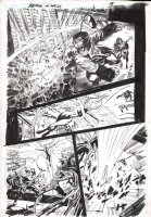 Reign In Hell #1 p.19 - Explosions & Chimp - Signed - 2009 Comic Art