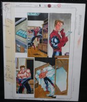 Spider-Man Unlimited #8 Color Guide Art - Spidey Unmasked - 1995 Comic Art