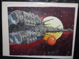 Seeker 3000 #1 pgs. 10 & 11 - Spaceship DPS - 1990s Comic Art