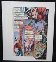National Comics #1 p.1 Color Guide Art - Flash Jay Garrick Action - 1999 Comic Art