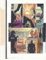 Captain America #451 p.4 Color Guide Art - Cap and Sharon Carter - 1996 Comic Art