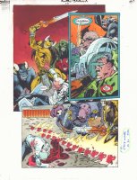 Creature Commandos #3 p.11 Color Guide Art - Brutal Action - 2000 Comic Art