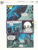 Creature Commandos #3 p.19 Color Guide Art - Space Jungle - 2000 Comic Art