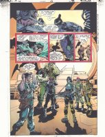 Creature Commandos #3 p.22 Color Guide Art - Team Armed - 2000 Comic Art