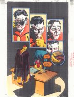 Hourman #15 p.21 Color Guide Art - Hourman and Undersoul Splash - 2000 Comic Art