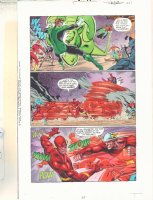 JLA: Incarnations #1 p.26 Color Guide Art - JLA vs. JSA - 2001  Comic Art