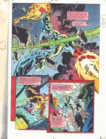 JLA: Incarnations #6 p.3 Color Guide Art - Captain Atom Action - 2001  Comic Art