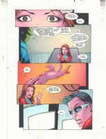 JLA / Witchblade #1 p.31 Color Guide Art - Martian Manhunter - 2000 Comic Art