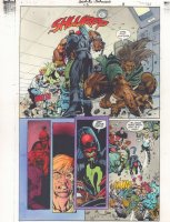 Creature Commandos #3 p.8 Color Guide Art - 1/2 Splash - 2000  Comic Art
