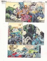 Creature Commandos #3 p.17 Color Guide Art - Action - 2000  Comic Art