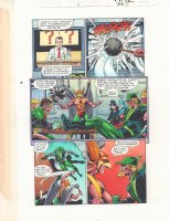 JLA: Incarnations #2 p.17 Color Guide Art - Green Arrow, Green Lantern, Hawkman, Zatanna, Atom, & Others - 2001 Comic Art