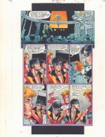 JLA: Incarnations #5 p.9 Color Guide Art - Harbinger - 2001 Comic Art