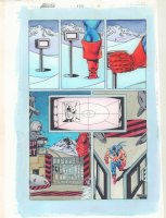 Captain America #453 p.6 Color Guide Art - All Cap as Nomad - 1996 Comic Art