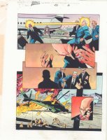 Captain America #453 p.13 Color Guide Art - Machinesmith Action - 1996 Comic Art