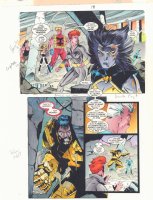 Avengers #? p.18 Color Guide Art - Team 1/2 Splash Comic Art