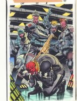Captain America #447 p.8 Color Guide Art - Red Skull Captured by Yellow Lasso Splash - 1996 Comic Art