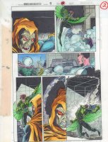Spider-Man Unlimited #9 p.2 Color Guide Art - Hobgoblin, Vulture, and Mysterio - 1995 Comic Art