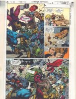 Creature Commandos #3 p. 5 Color Guide Art - Melee - 2000 Comic Art