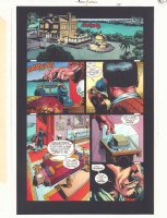 Hawkman #1 p.15 Color Guide Art - Mansion - 2002 Comic Art