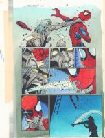 Peter Parker: Spider-Man 1999 p.19 Color Guide Art - Spidey with Zombie - 1999 Comic Art