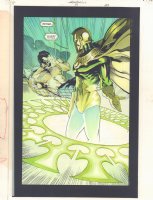 Hawkman #8 p.20 Color Guide Art - Doctor Fate 100% Splash - 2002  Comic Art