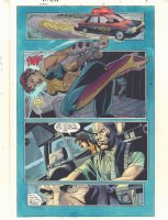 Hawkman #13 p.12 Color Guide Art - Hawkgirl Bound - 2003 Comic Art