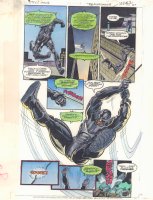 Steel: The Official Comic Adaptation of the Warner Bros. Motion Picture p.27 Color Guide Art - Shaq Swings In - 1997 Comic Art