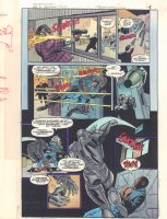 Steel: The Official Comic Adaptation of the Warner Bros. Motion Picture p.45 Color Guide Art - Shaq Action - 1997 Comic Art