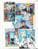 Superboy and the Ravers #2 p.10 Color Guide Art - Sparx with Dog - 1996 Comic Art