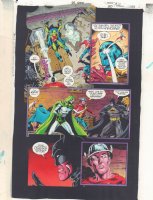 DC 2000 #1 p.50 Color Guide - Martian Manhunter, Flash Jay Garrick, Superman, & Batman - 2000 Comic Art