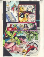DC 2000 #2 p.41 Color Guide - Hourman and the JLA - 2000 Comic Art