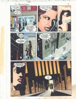 DC Universe Holiday Bash #1 p.4 Color Guide Art - Nazis Graffiti a Synagogue - 1997 Comic Art