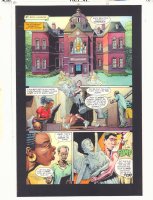 Hawkman #2 p.6 Color Guide Art - Stonechat Museum of Art and History - 2002 Comic Art
