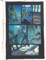 Hawkman #14 p.18 Color Guide Art - Hawkman, Hawkgirl, and Gentlemen Ghost - 2003 Comic Art