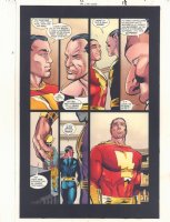JSA #44 p.18 Color Guide Art - Captain Marvel - 2003 Comic Art