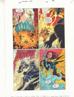 JSA #50 p.25 Color Guide Art - Mordru possesses Dr. Fate - 2003 Comic Art