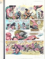 Conan: Death Covered in Gold #2 p.18 Color Guide Art - Conan - 1999 Comic Art