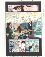 JSA #40 p.7 Color Guide Art - Shadower - 2002 Comic Art