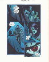 JSA Secret Files #2 p.7 Color Guide Art - Mordru - 2001 Comic Art