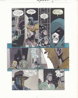 JSA Secret Files #2 p.13 Color Guide Art - Team - 2001 Comic Art