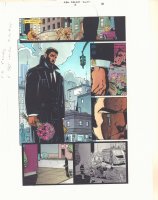 JSA Secret Files #2 p.18 Color Guide Art - NYC Accident Flashback - 2001 Comic Art