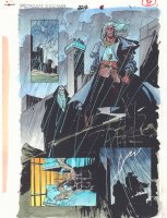 Spectacular Spider-Man #224 p.8 Color Guide Art - Judas Traveller Splash - 1995 Comic Art