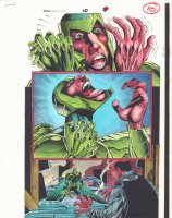 Spider-Man Unlimited #10 p.10 Color Guide Art - All Vulture - 1995 Comic Art
