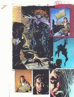 Spectacular Spider-Man #222 p.22 Color Guide Art - Kaine and Peter Parker - 1995 Comic Art