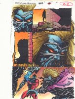 Spectacular Spider-Man #227 p.22 Color Guide Art - Kaine vs. Spidercide - 1995 Comic Art